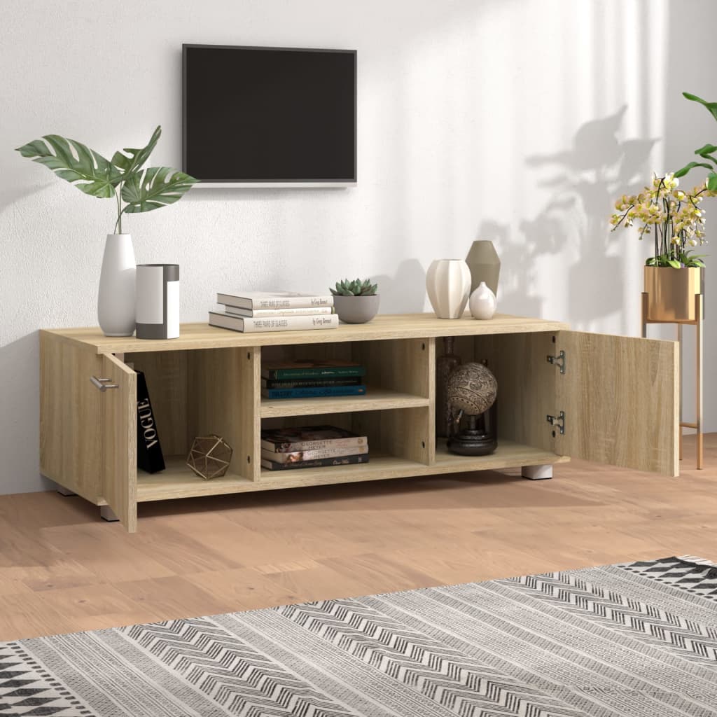 TV-taso Sonoma-tammi 110x40x35 cm tekninen puu - Sisustajankoti.fi