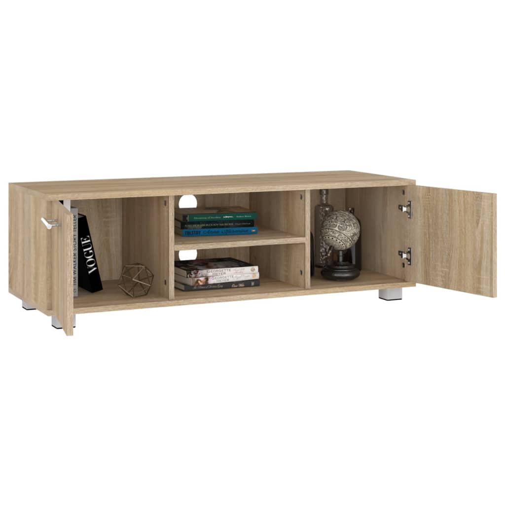 TV-taso Sonoma-tammi 110x40x35 cm tekninen puu - Sisustajankoti.fi