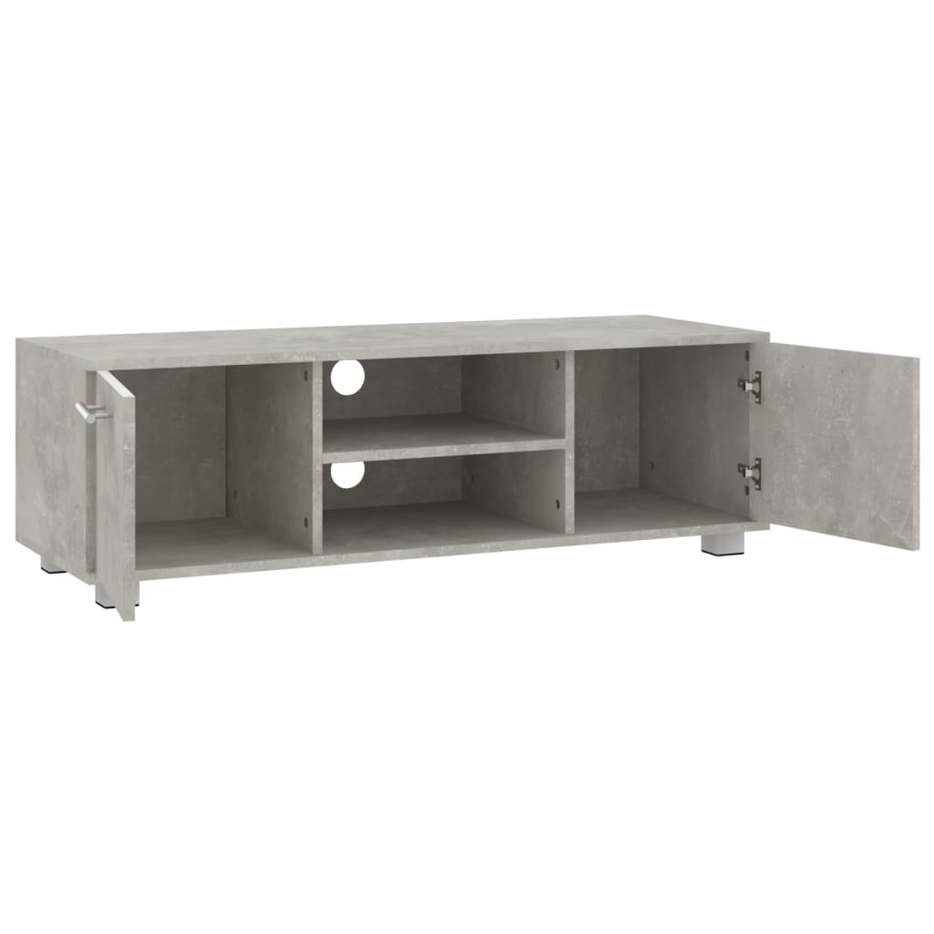 TV-taso betoninharmaa 110x40x35 cm tekninen puu - Sisustajankoti.fi