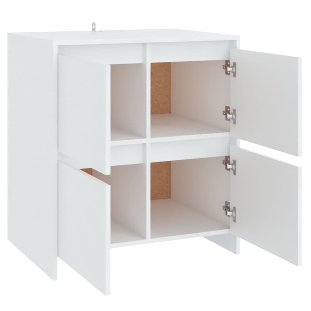 Senkit 2 kpl valkoinen 70x41x75 cm lastulevy - Sisustajankoti.fi