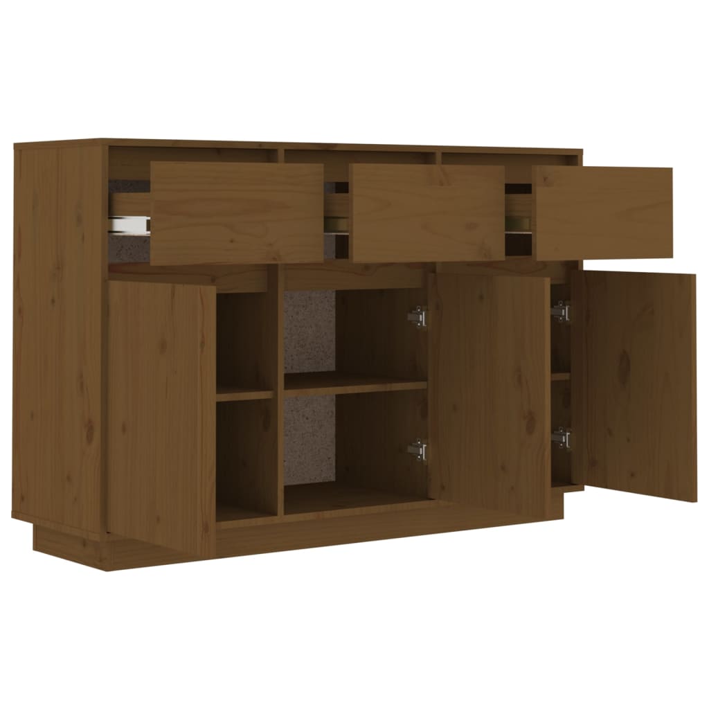 Senkki hunajanruskea 110x34x75 cm täysi mänty - Sisustajankoti.fi