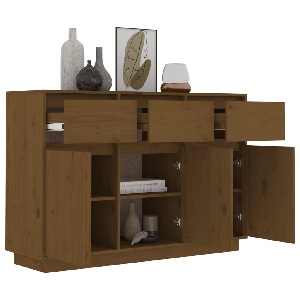 Senkki hunajanruskea 110x34x75 cm täysi mänty - Sisustajankoti.fi