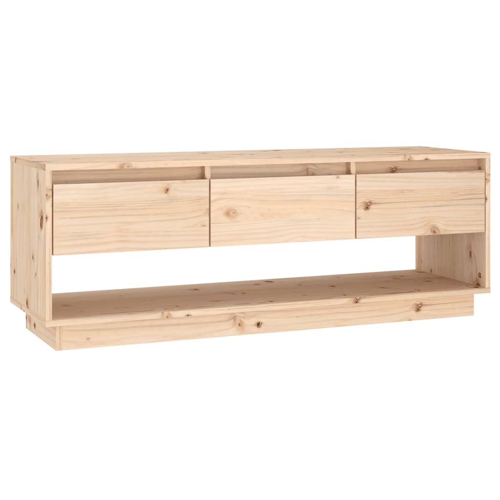 TV-taso 110,5x34x40 cm täysi mänty - Sisustajankoti.fi