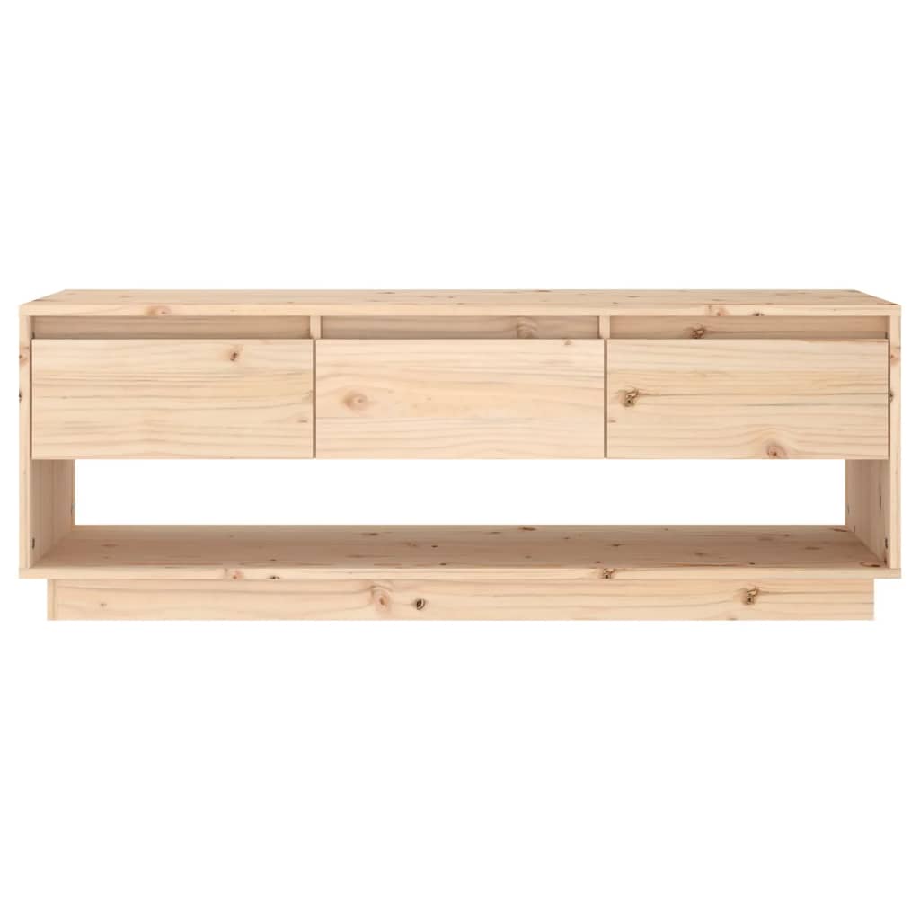 TV-taso 110,5x34x40 cm täysi mänty - Sisustajankoti.fi