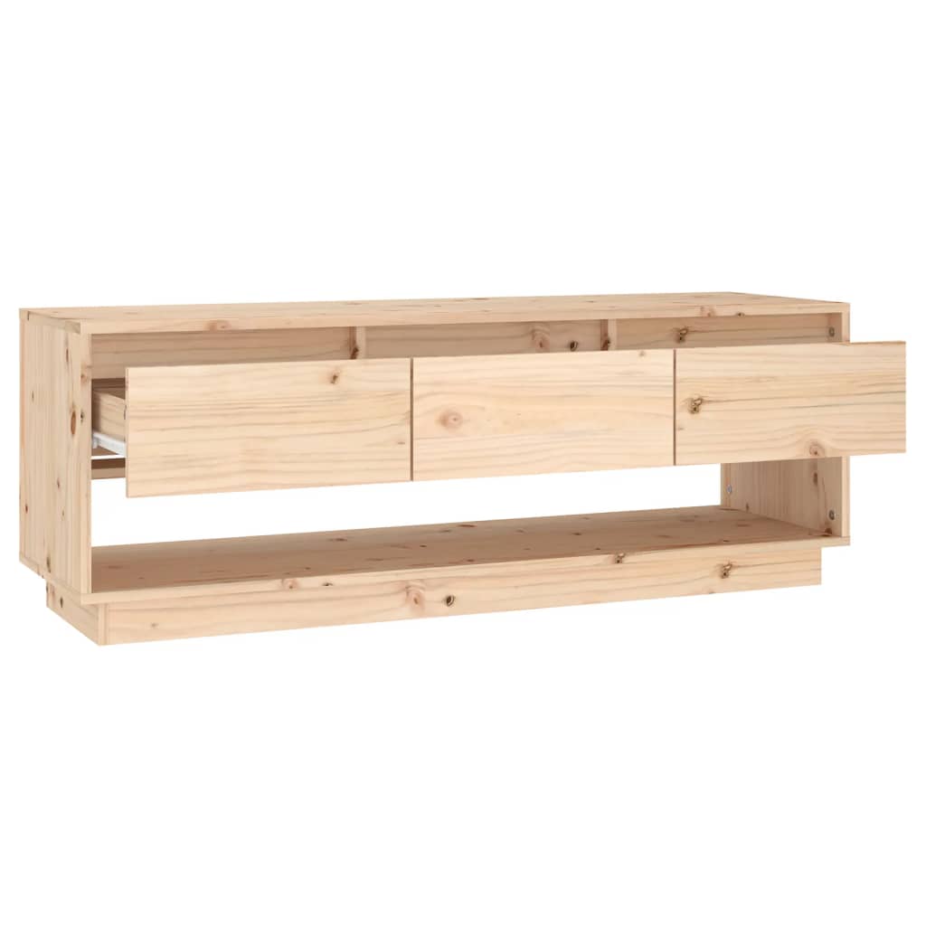 TV-taso 110,5x34x40 cm täysi mänty - Sisustajankoti.fi