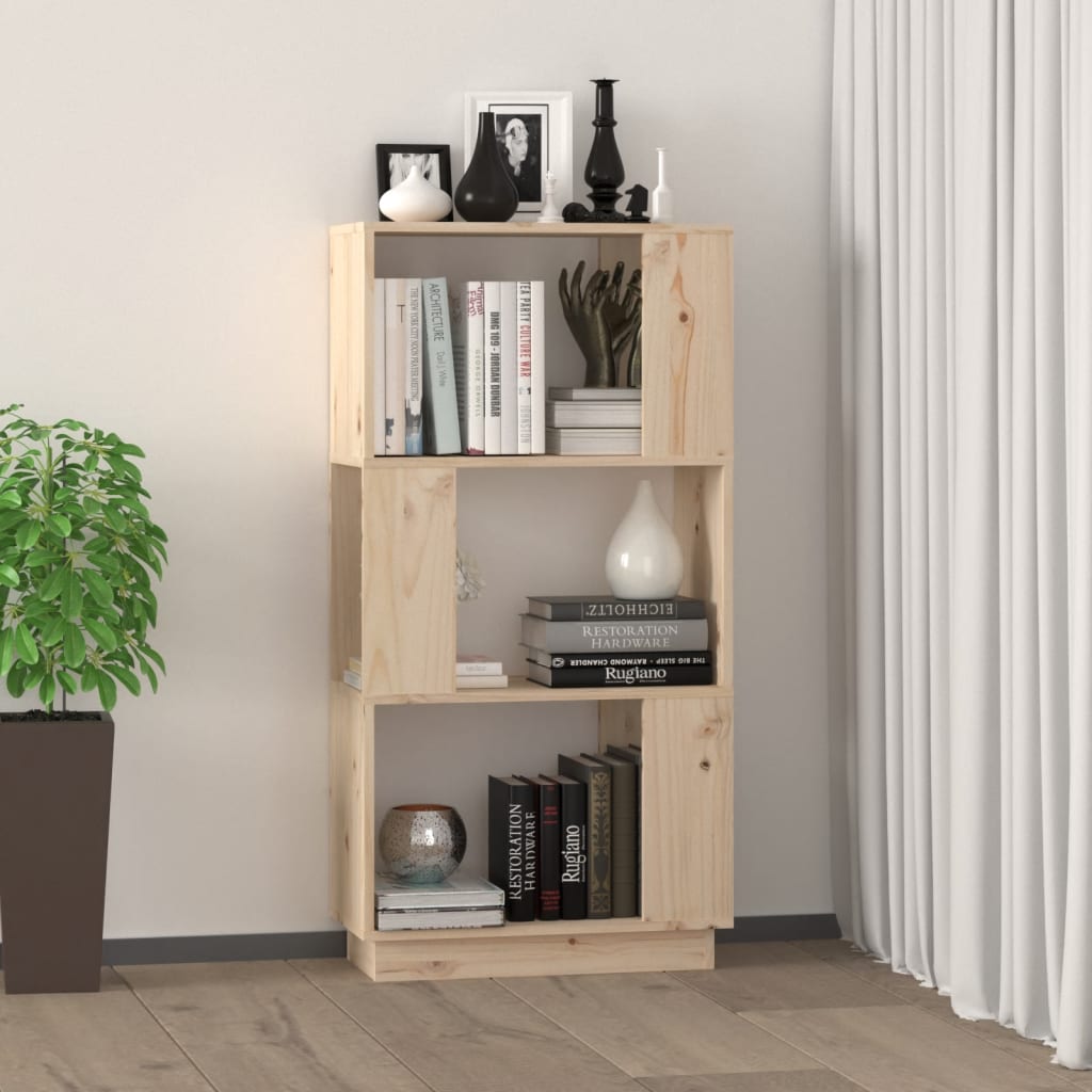 Kirjahylly/tilanjakaja 51x25x101 cm täysi mänty - Sisustajankoti.fi
