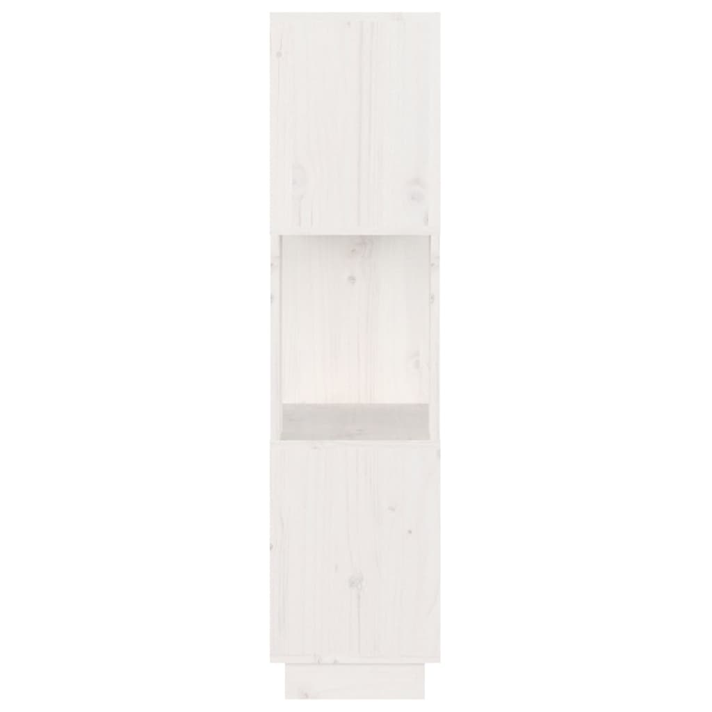 Kirjahylly/tilanjakaja valkoinen 51x25x101 cm täysi mänty - Sisustajankoti.fi