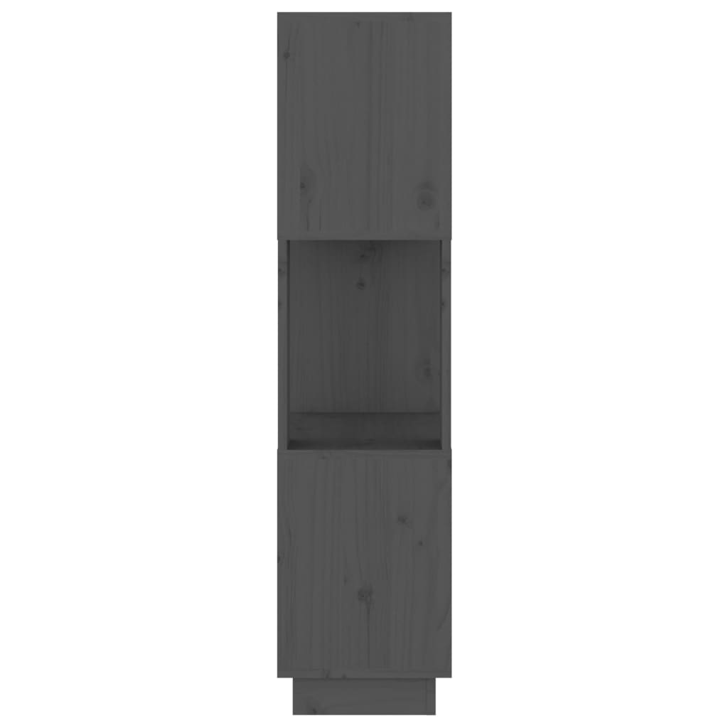 Kirjahylly/tilanjakaja harmaa 51x25x101 cm täysi mänty - Sisustajankoti.fi