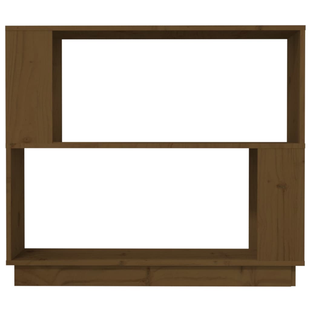 Kirjahylly/tilanjakaja hunajanruskea 80x25x70 cm täysi mänty - Sisustajankoti.fi