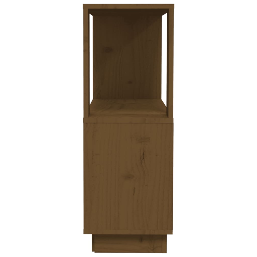 Kirjahylly/tilanjakaja hunajanruskea 80x25x70 cm täysi mänty - Sisustajankoti.fi