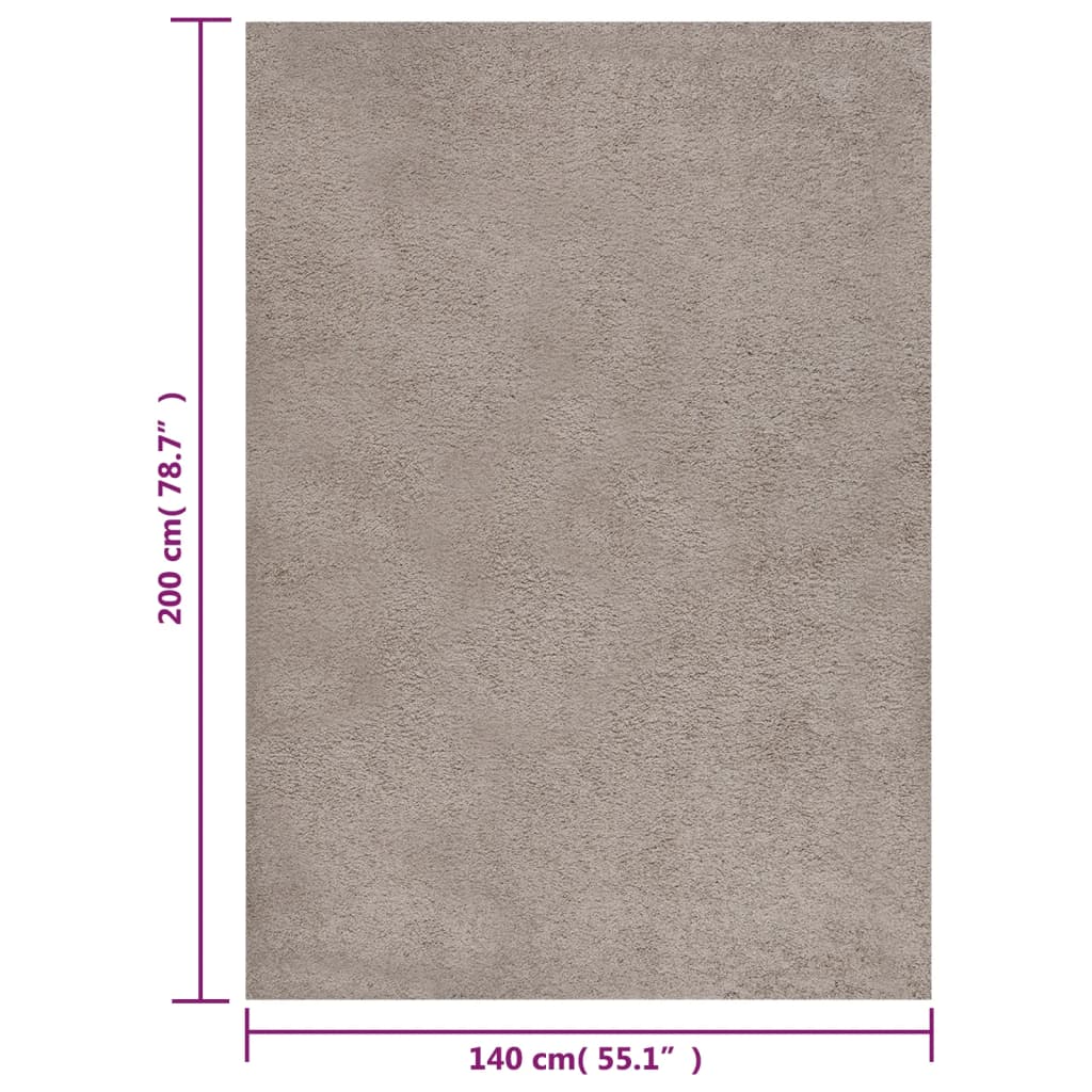 Pörrömatto korkeanukkainen beige 140x200 cm - Sisustajankoti.fi