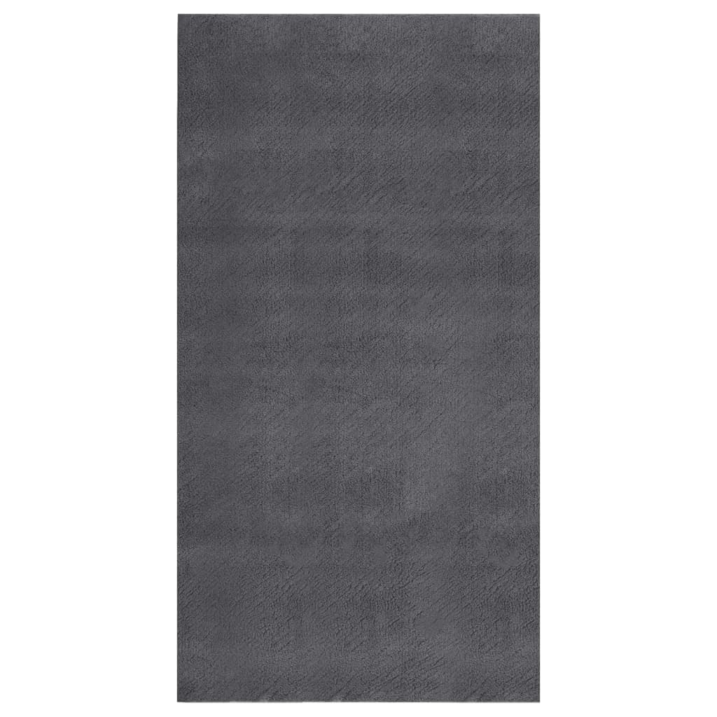 Matto pestävä pehmeä pörröinen 80x150 cm liukumaton antrasiitti - Sisustajankoti.fi