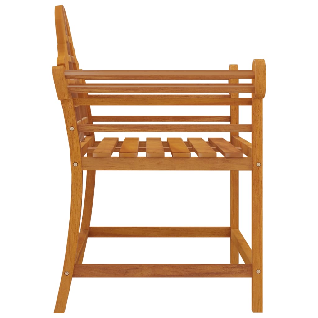 Puutarhatuolit 2 kpl 91x62x94 cm täysi tiikki - Sisustajankoti.fi