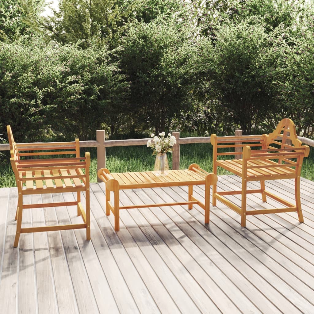 Puutarhatuolit 2 kpl 91x62x94 cm täysi tiikki - Sisustajankoti.fi