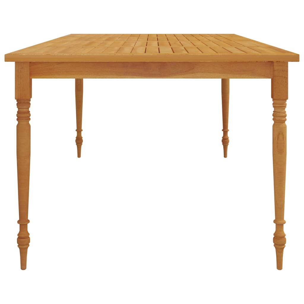 Batavia pöytä 200x100x75 cm täysi tiikki - Sisustajankoti.fi