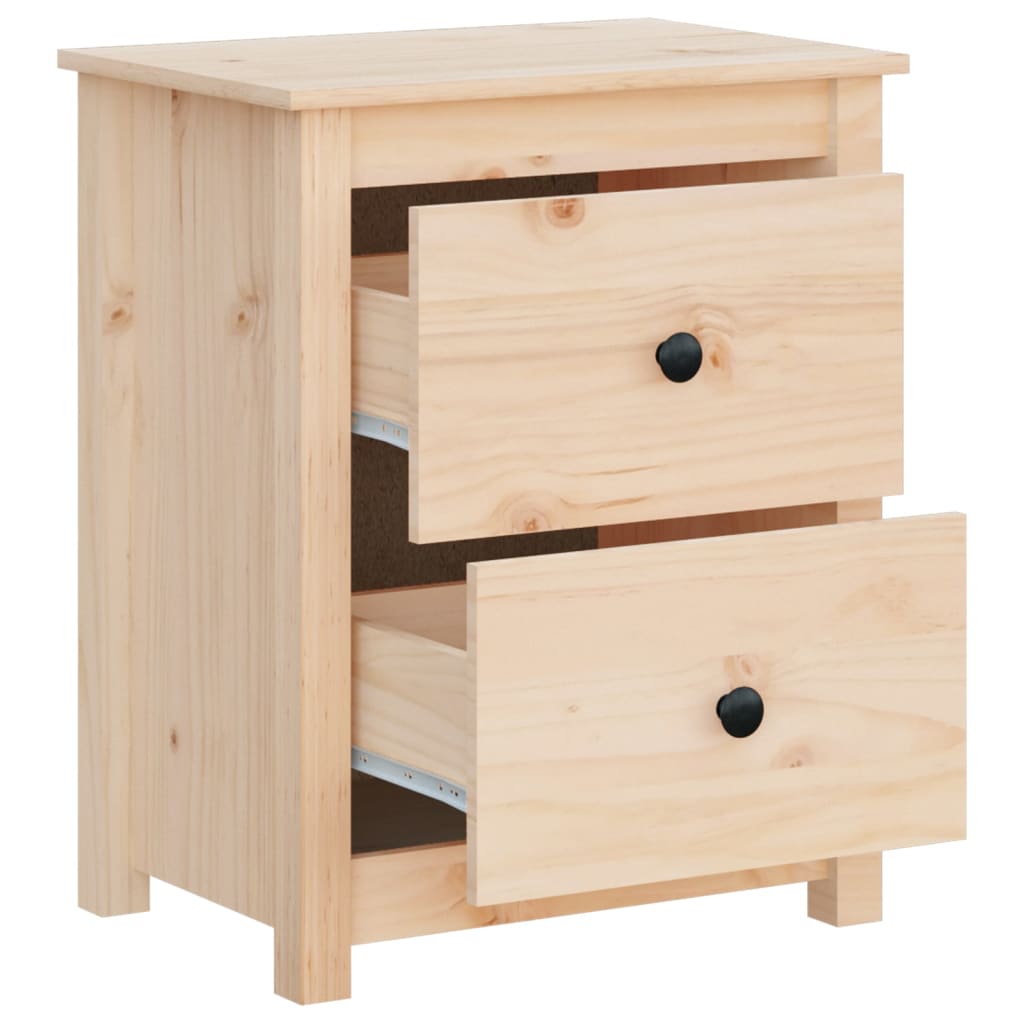 Yöpöydät 2 kpl 50x35x61,5 cm täysi mänty - Sisustajankoti.fi