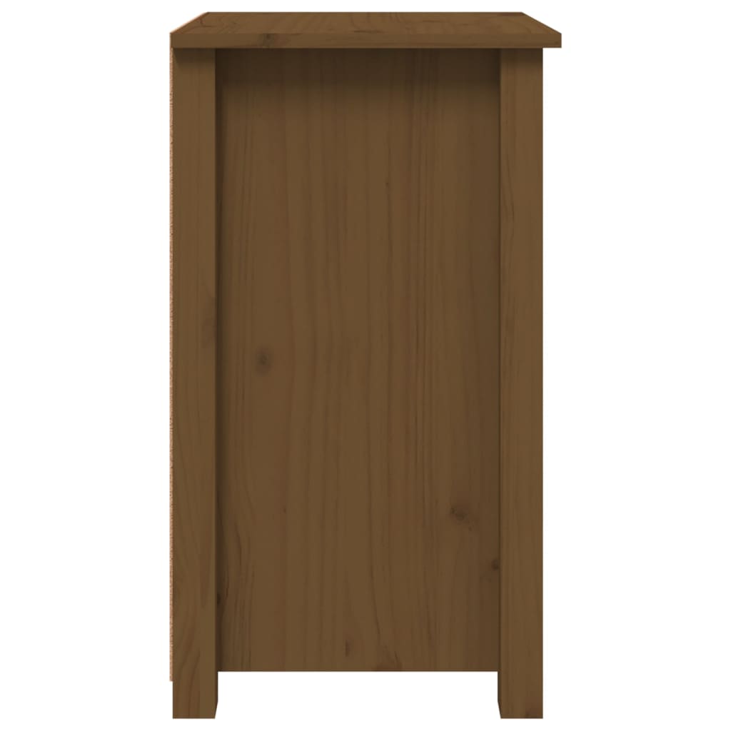 Yöpöytä hunajanruskea 40x35x61,5 cm täysi mänty - Sisustajankoti.fi