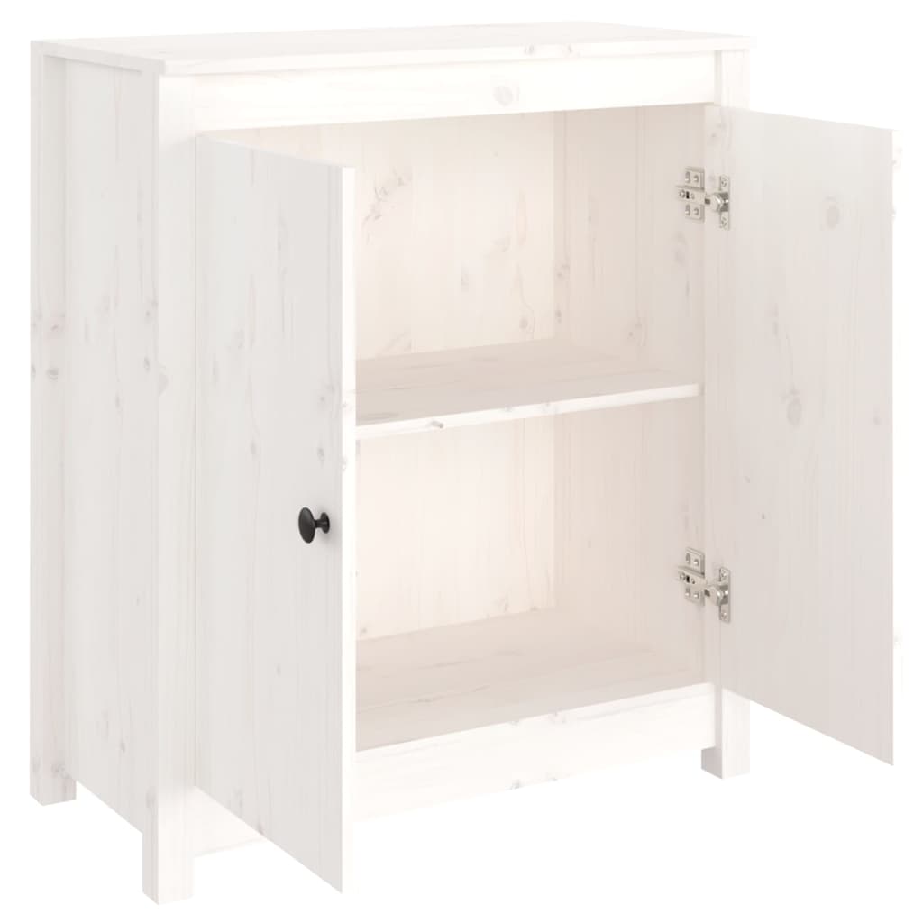 Senkki valkoinen 70x35x80 cm täysi mänty - Sisustajankoti.fi