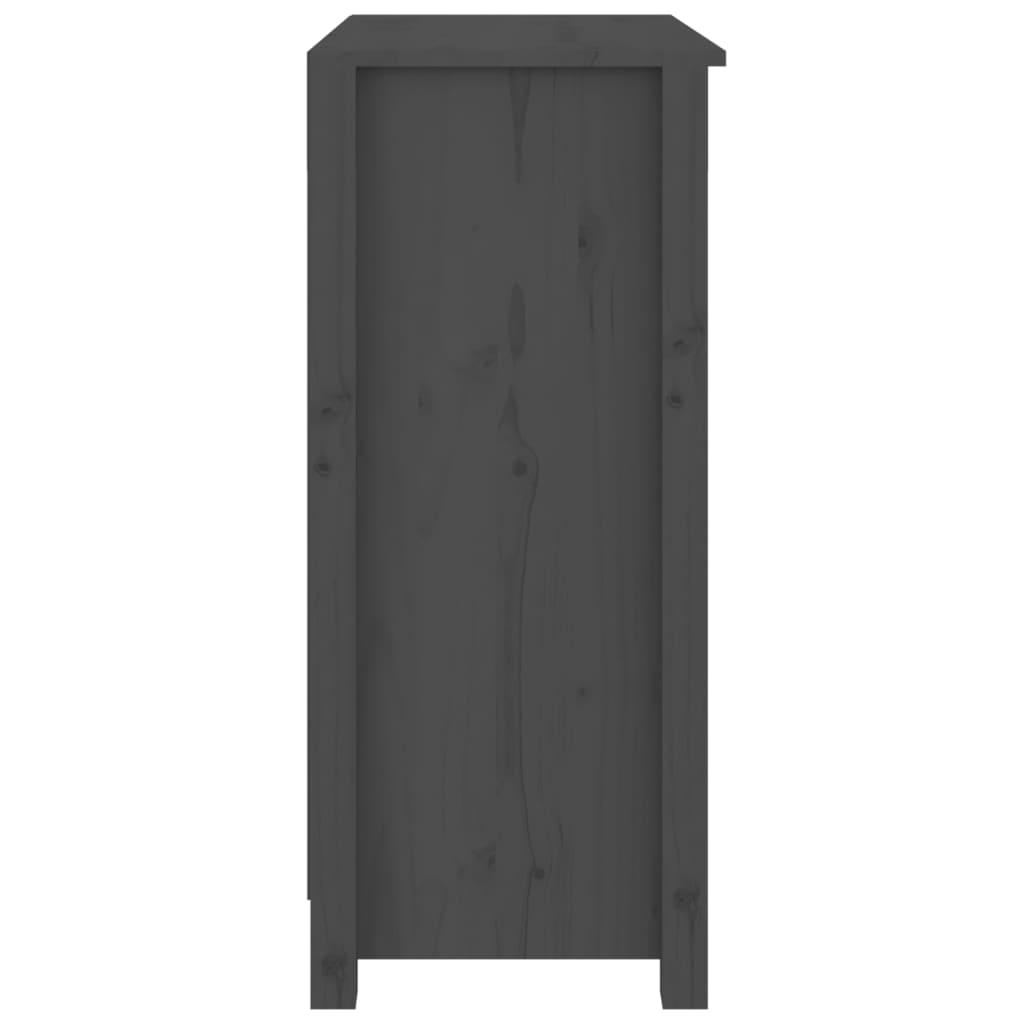 Senkki harmaa 70x35x80 cm täysi mänty - Sisustajankoti.fi
