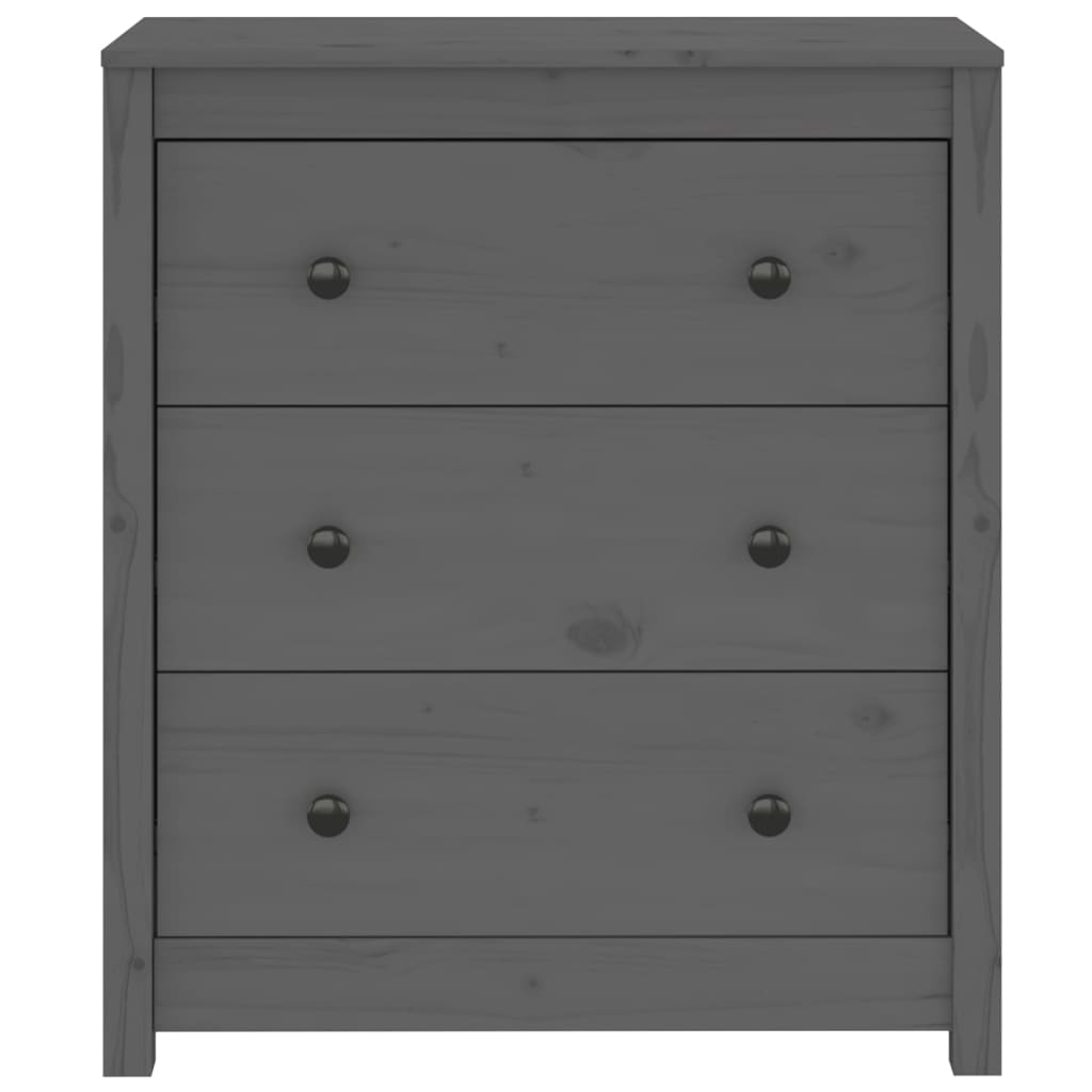 Senkki harmaa 70x35x80 cm täysi mänty - Sisustajankoti.fi