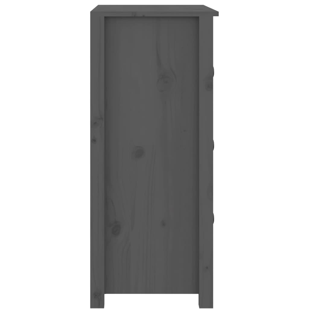 Senkki harmaa 70x35x80 cm täysi mänty - Sisustajankoti.fi