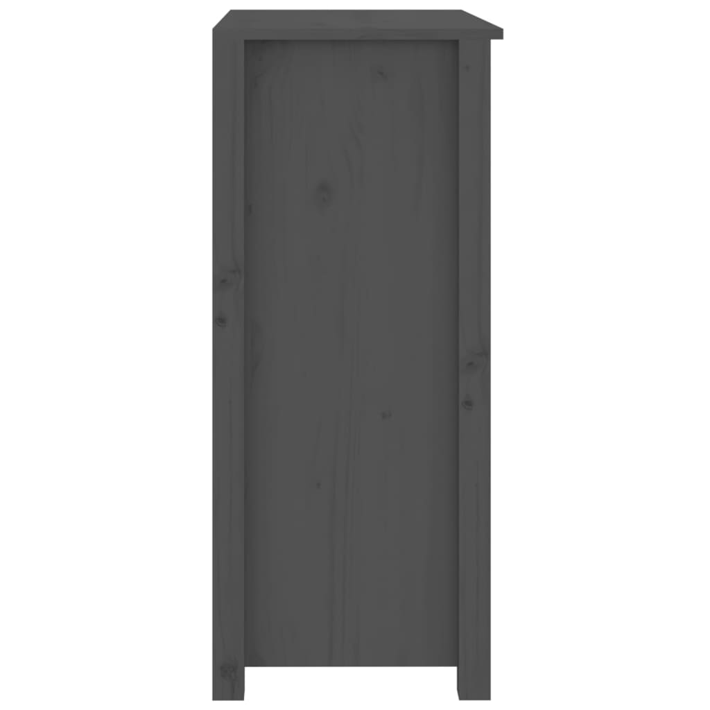 Senkki harmaa 70x35x80 cm täysi mänty - Sisustajankoti.fi
