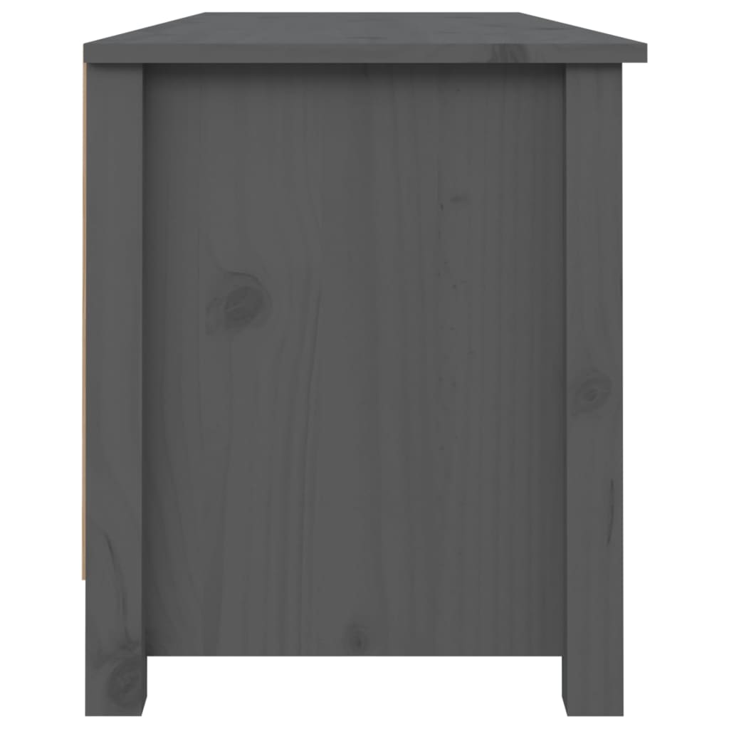 Kenkäpenkki harmaa 110x38x45,5 cm täysi mänty - Sisustajankoti.fi