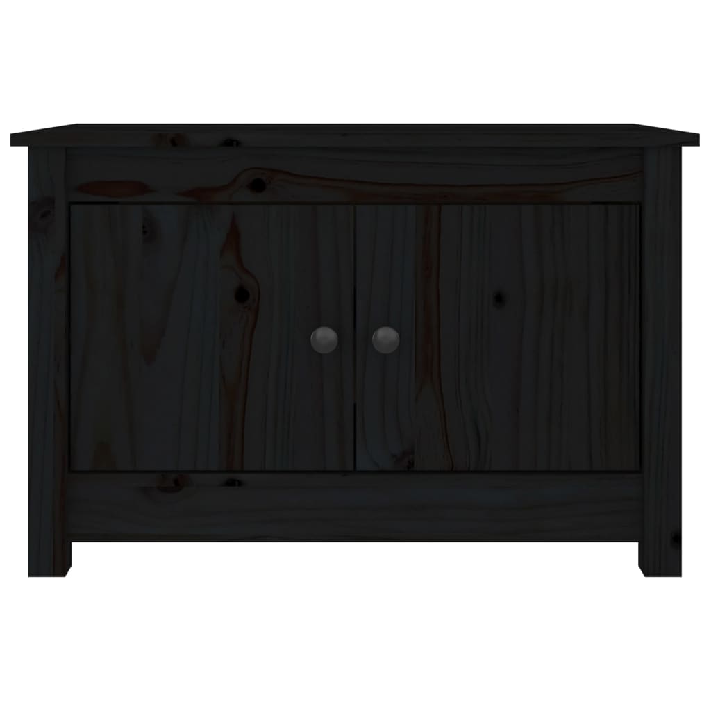 Kenkäkaappi musta 70x38x45,5 cm täysi mänty - Sisustajankoti.fi