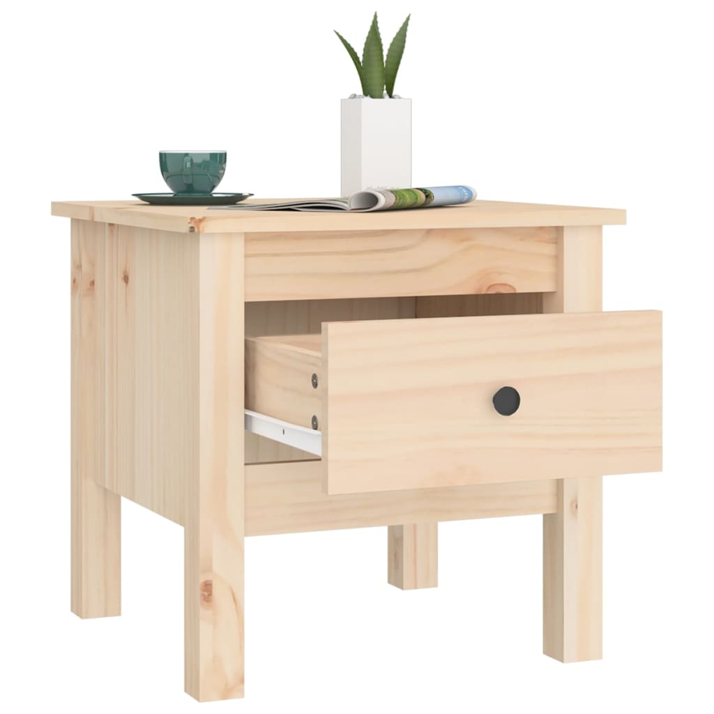 Sivupöydät 2 kpl 40x40x39 cm täysi mänty - Sisustajankoti.fi