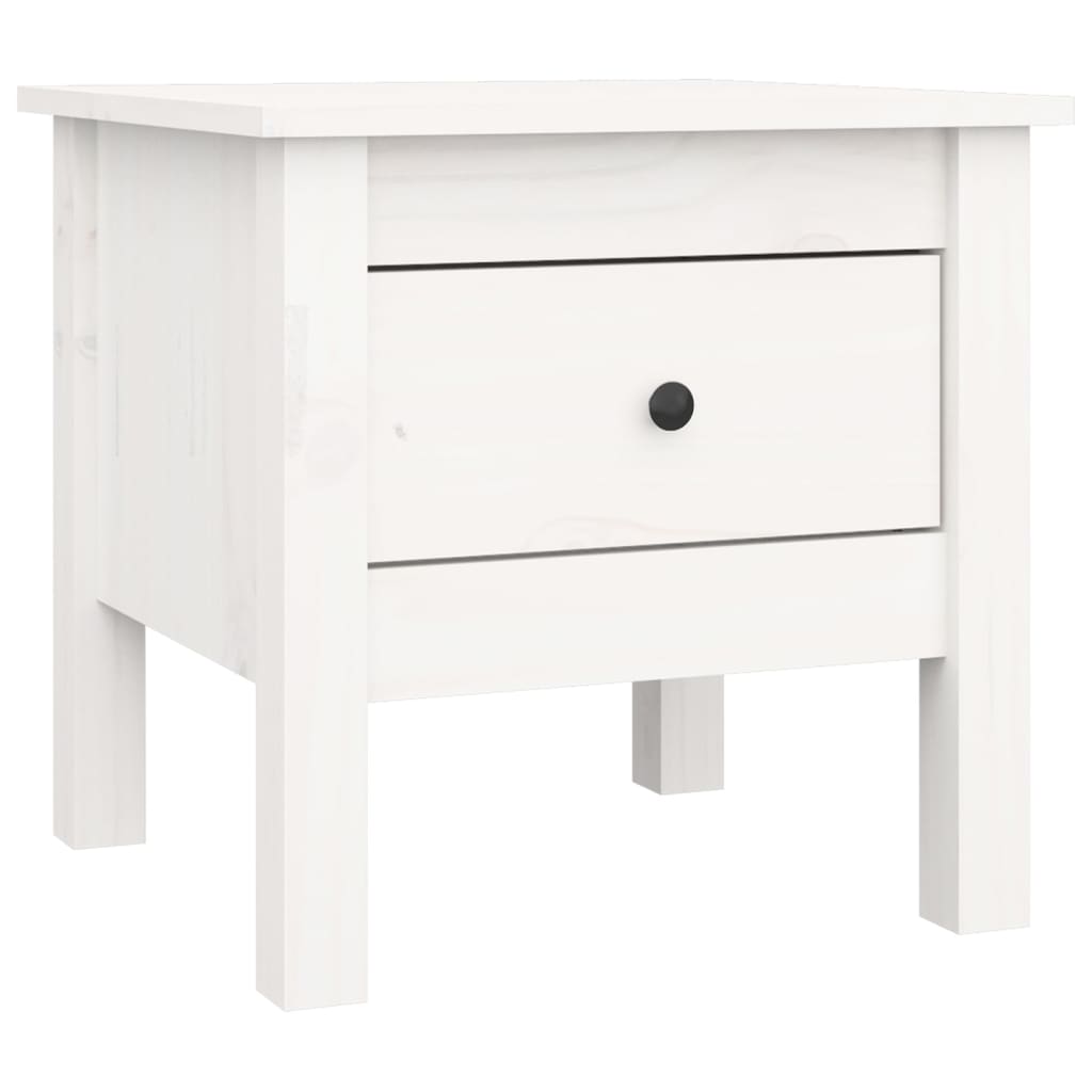 Senkit 2 kpl valkoinen 40x40x39 cm täysi mänty - Sisustajankoti.fi