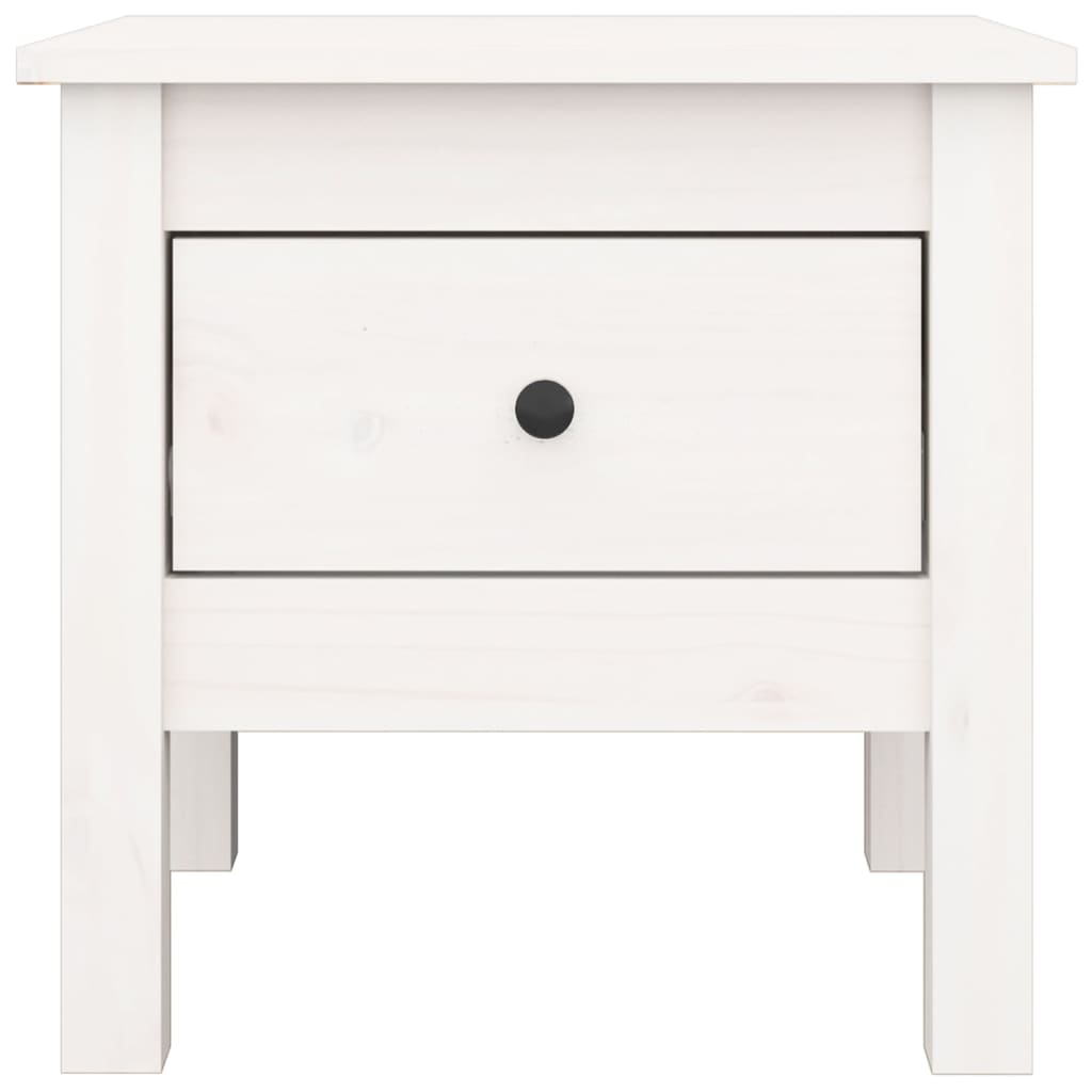 Senkit 2 kpl valkoinen 40x40x39 cm täysi mänty - Sisustajankoti.fi