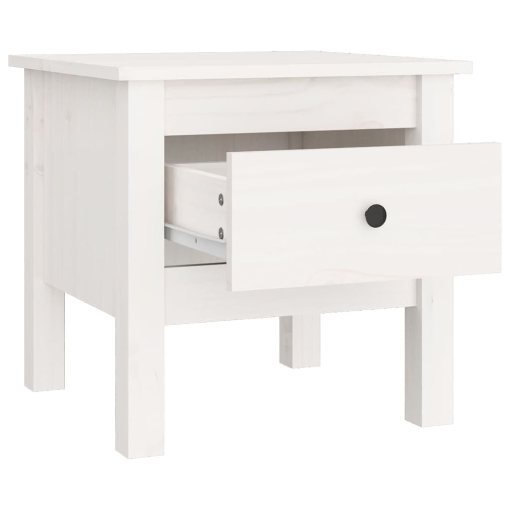 Senkit 2 kpl valkoinen 40x40x39 cm täysi mänty - Sisustajankoti.fi