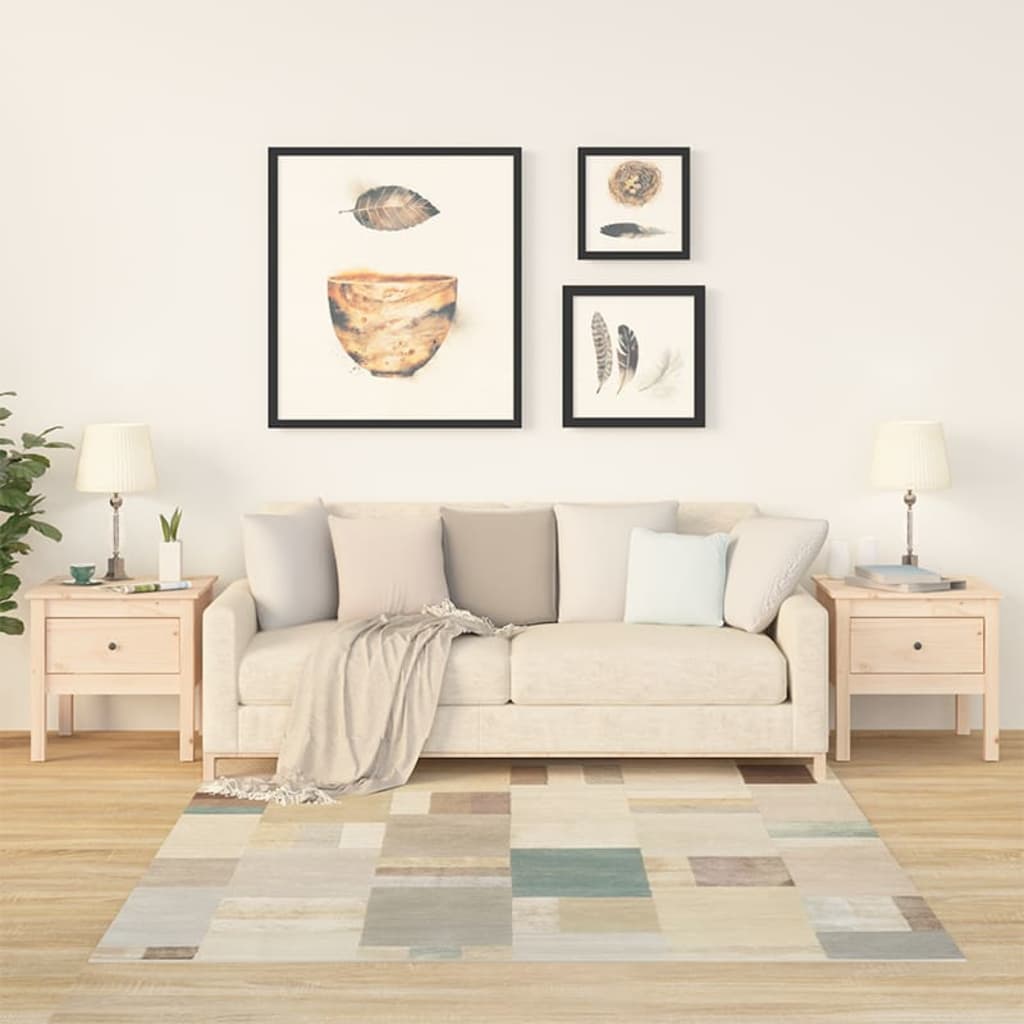 Sivupöydät 2 kpl 50x50x49 cm täysi mänty - Sisustajankoti.fi
