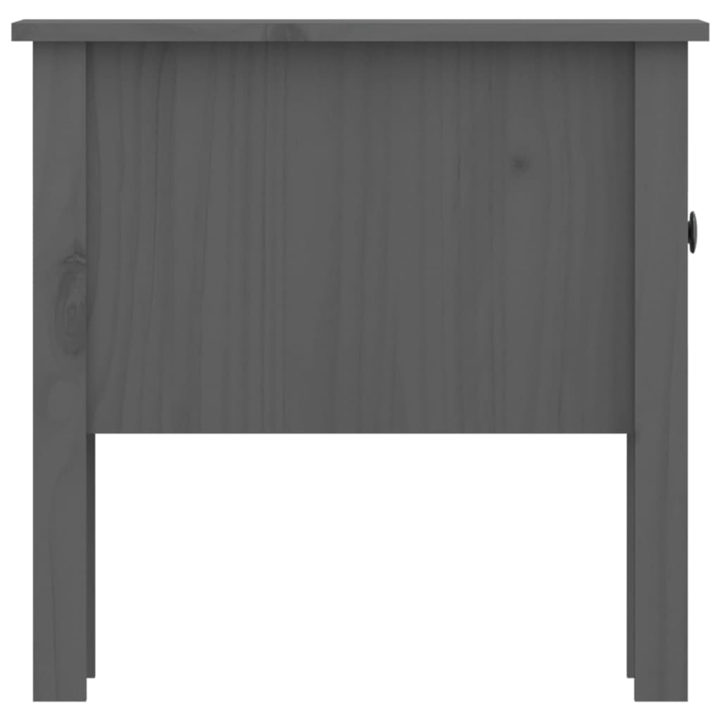 Sivupöydät 2 kpl harmaa 50x50x49 cm täysi mänty - Sisustajankoti.fi