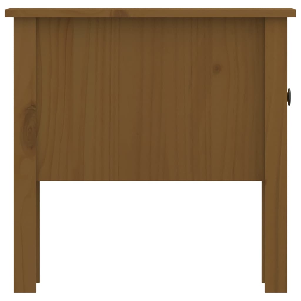 Sivupöydät 2 kpl hunajanruskea 50x50x49 cm täysi mänty - Sisustajankoti.fi