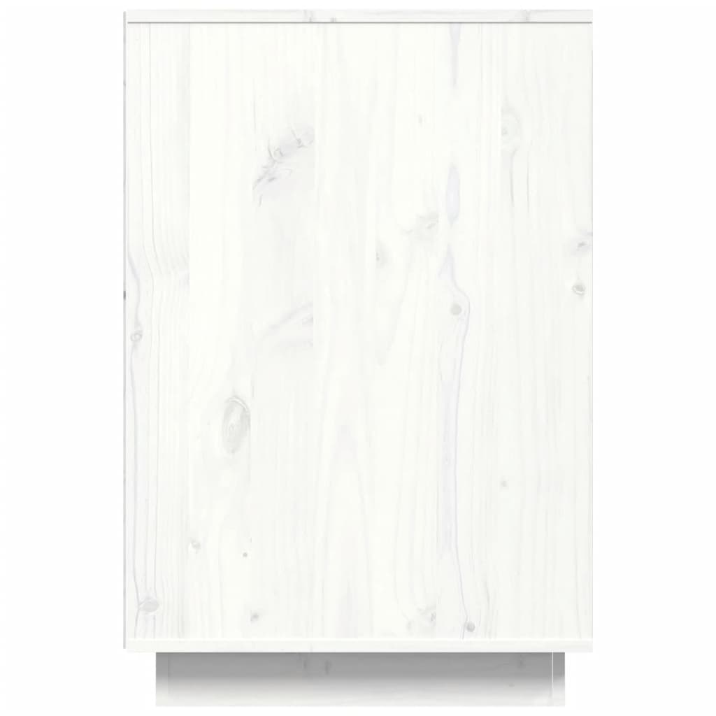 Työpöytä valkoinen 140x50x75 cm täysi mänty - Sisustajankoti.fi