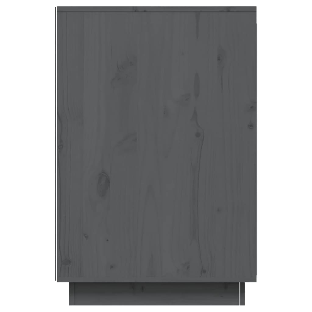 Työpöytä harmaa 140x50x75 cm täysi mänty - Sisustajankoti.fi
