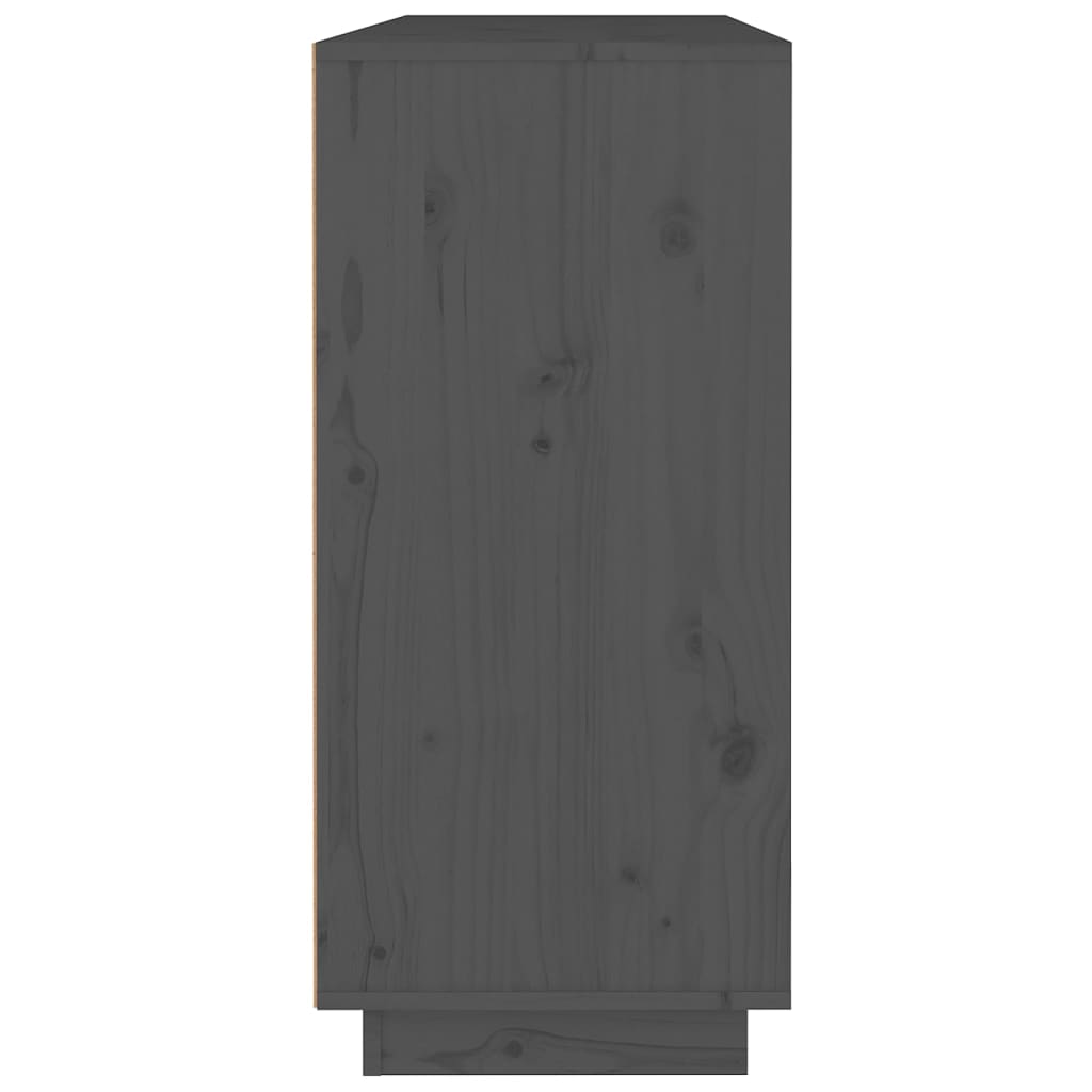 Senkki harmaa 110x34x75 cm täysi mänty - Sisustajankoti.fi