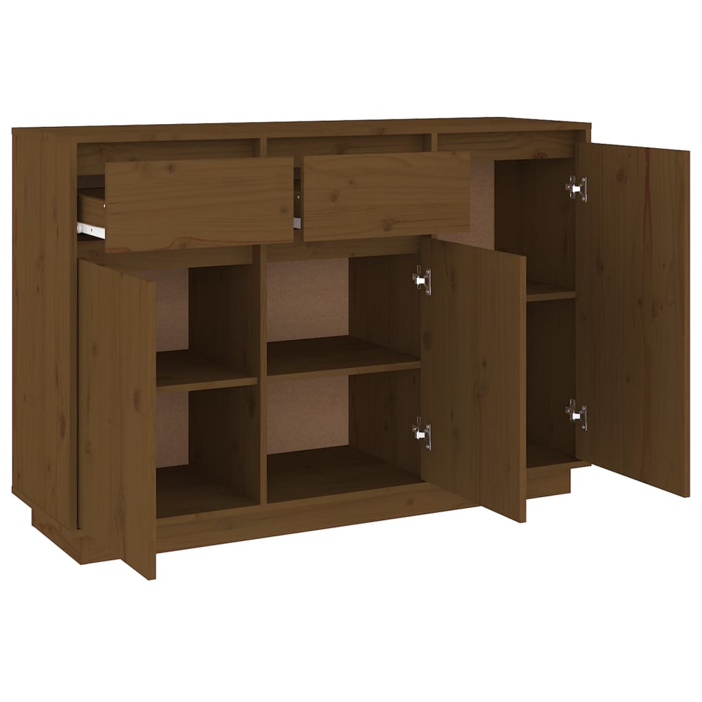 Senkki hunajanruskea 110x34x75 cm täysi mänty - Sisustajankoti.fi