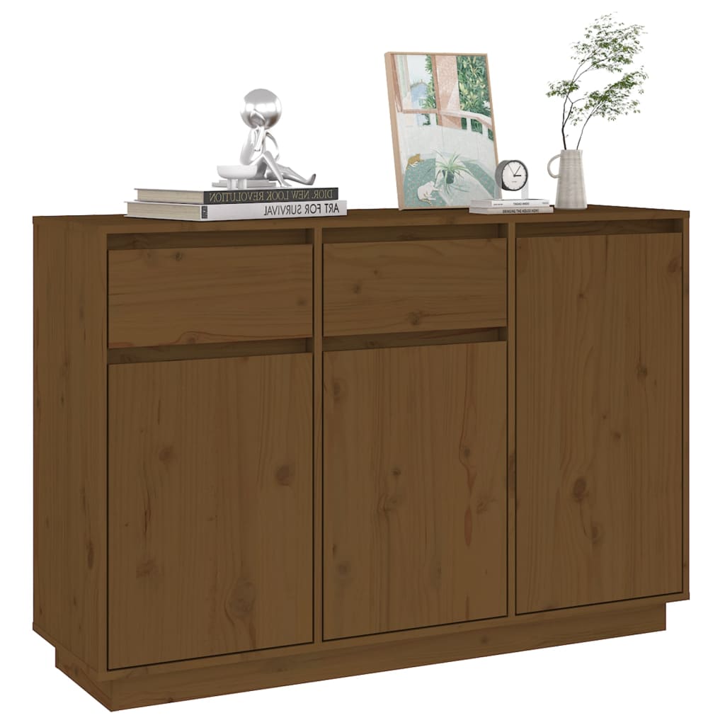 Senkki hunajanruskea 110x34x75 cm täysi mänty - Sisustajankoti.fi
