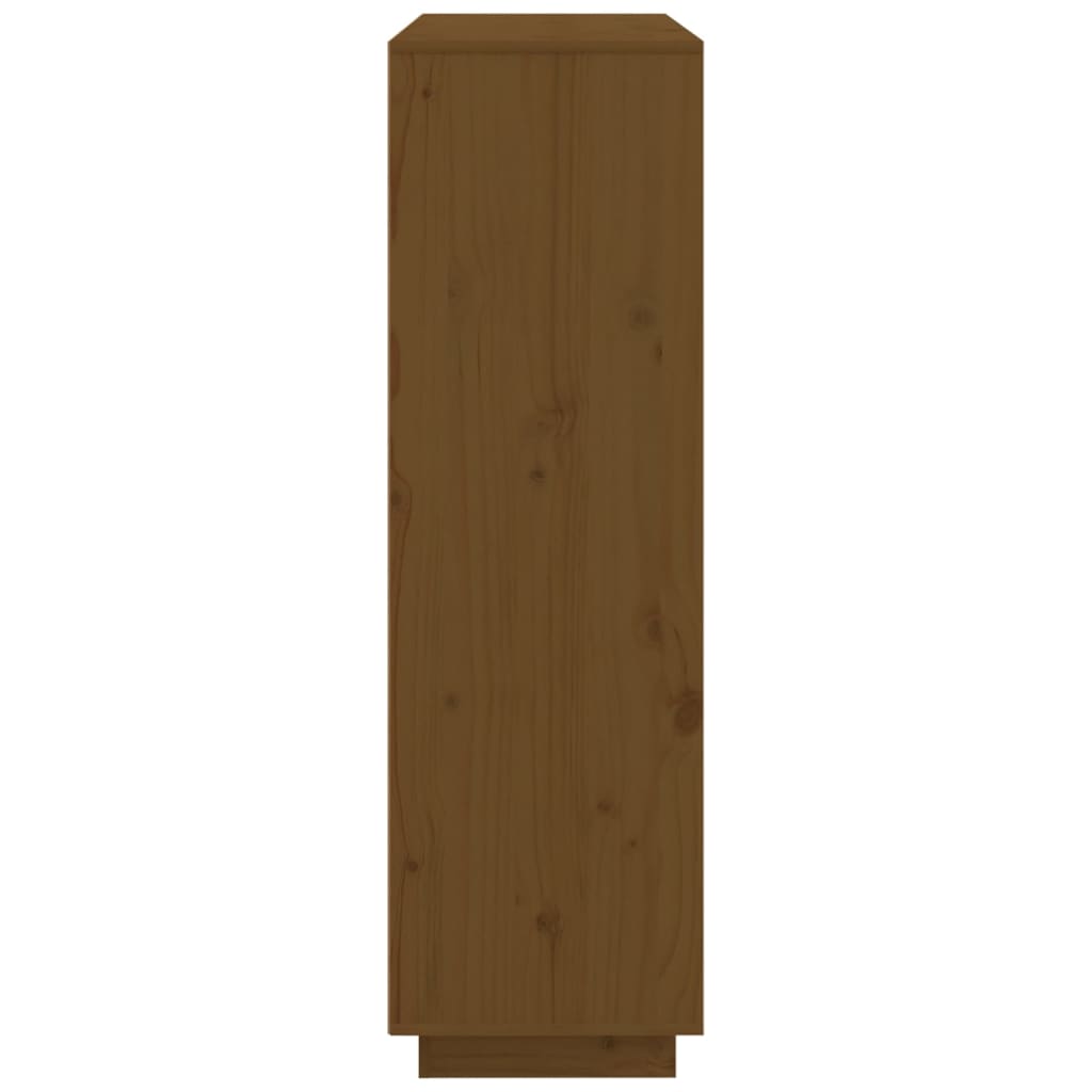 Kaappi hunajanruskea 110,5x35x117 cm täysi mänty - Sisustajankoti.fi
