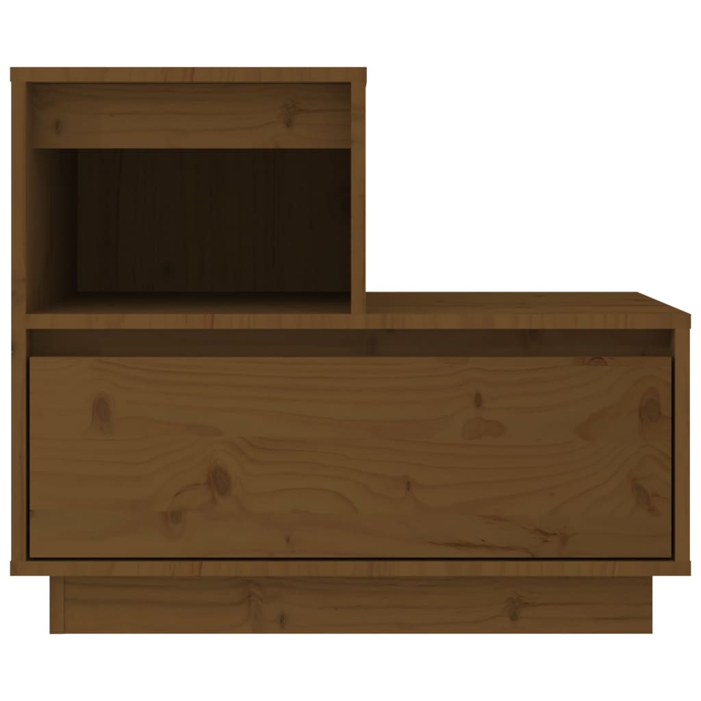 Yöpöytä hunajanruskea 60x34x51 cm täysi mänty - Sisustajankoti.fi