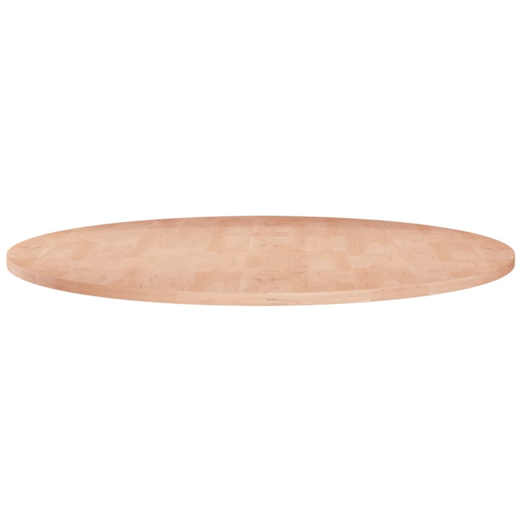 Pyöreä pöytälevy Ø80x1,5 cm käsittelemätön täysi tammi - Sisustajankoti.fi
