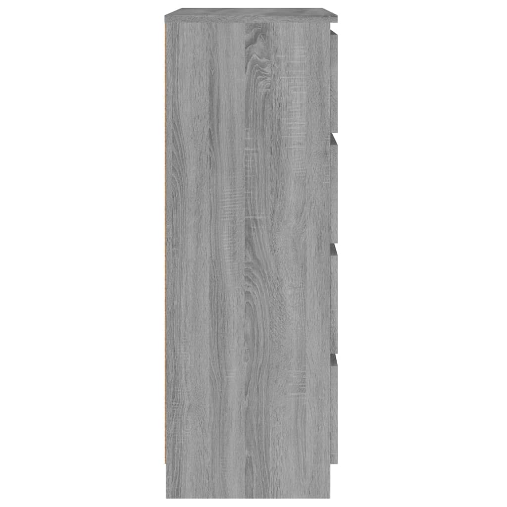 Senkki harmaa Sonoma 60x35x98,5 cm tekninen puu - Sisustajankoti.fi