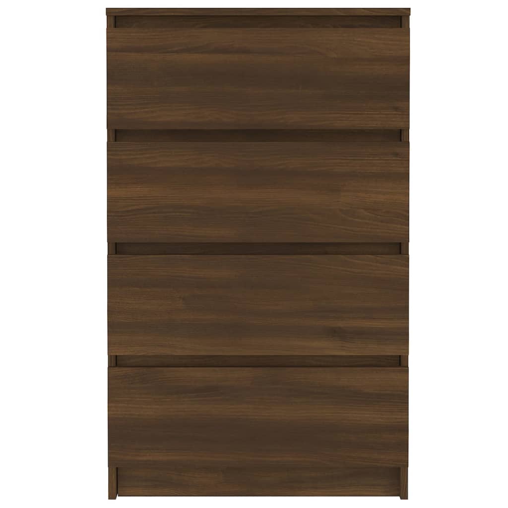 Senkki ruskea tammi 60x35x98,5 cm tekninen puu - Sisustajankoti.fi
