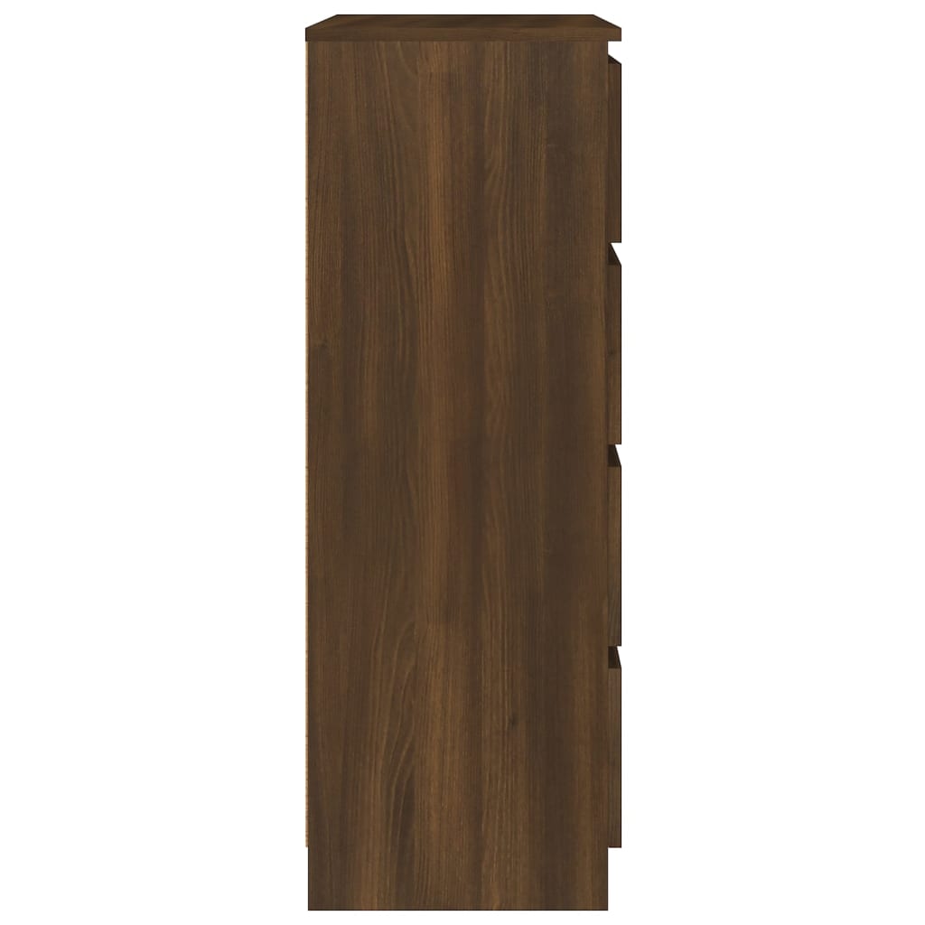 Senkki ruskea tammi 60x35x98,5 cm tekninen puu - Sisustajankoti.fi