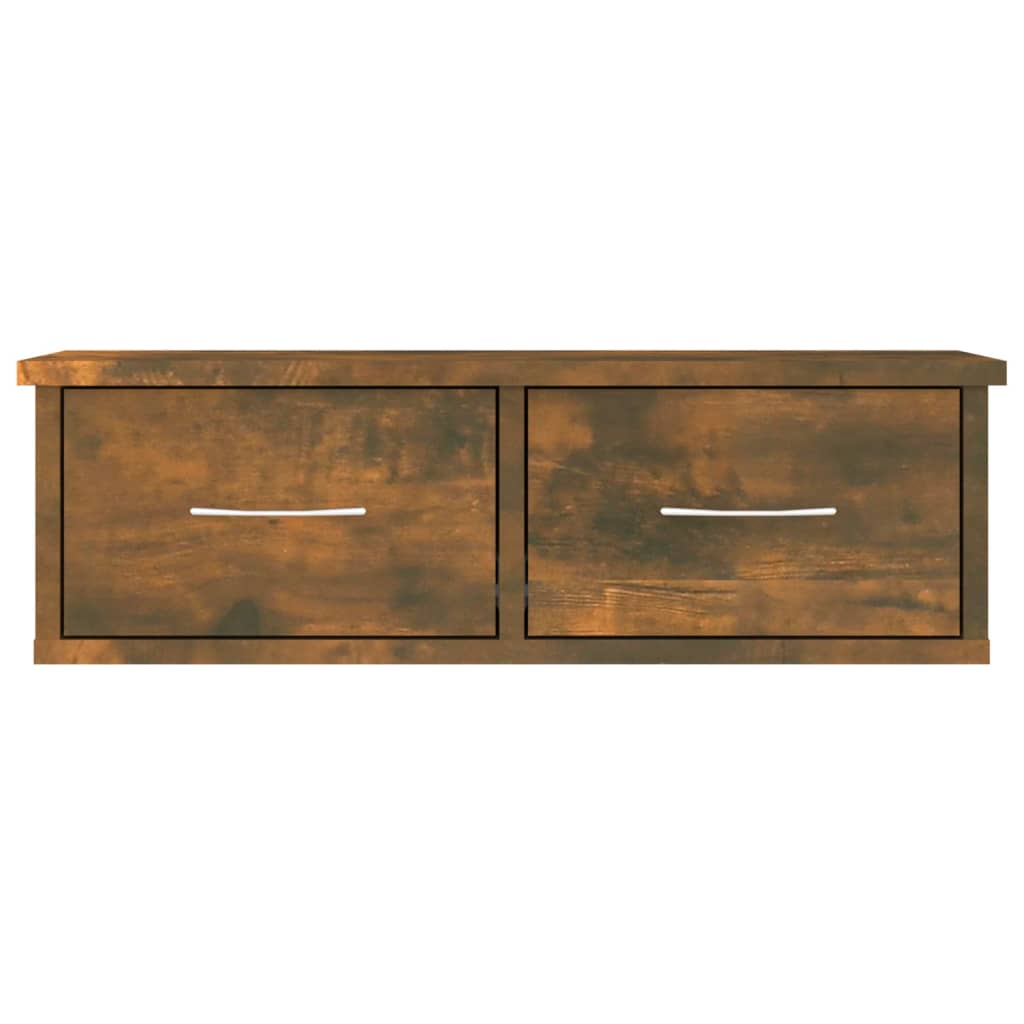 TV-seinäkaappi savutammi 60x26x18,5 cm tekninen puu - Sisustajankoti.fi