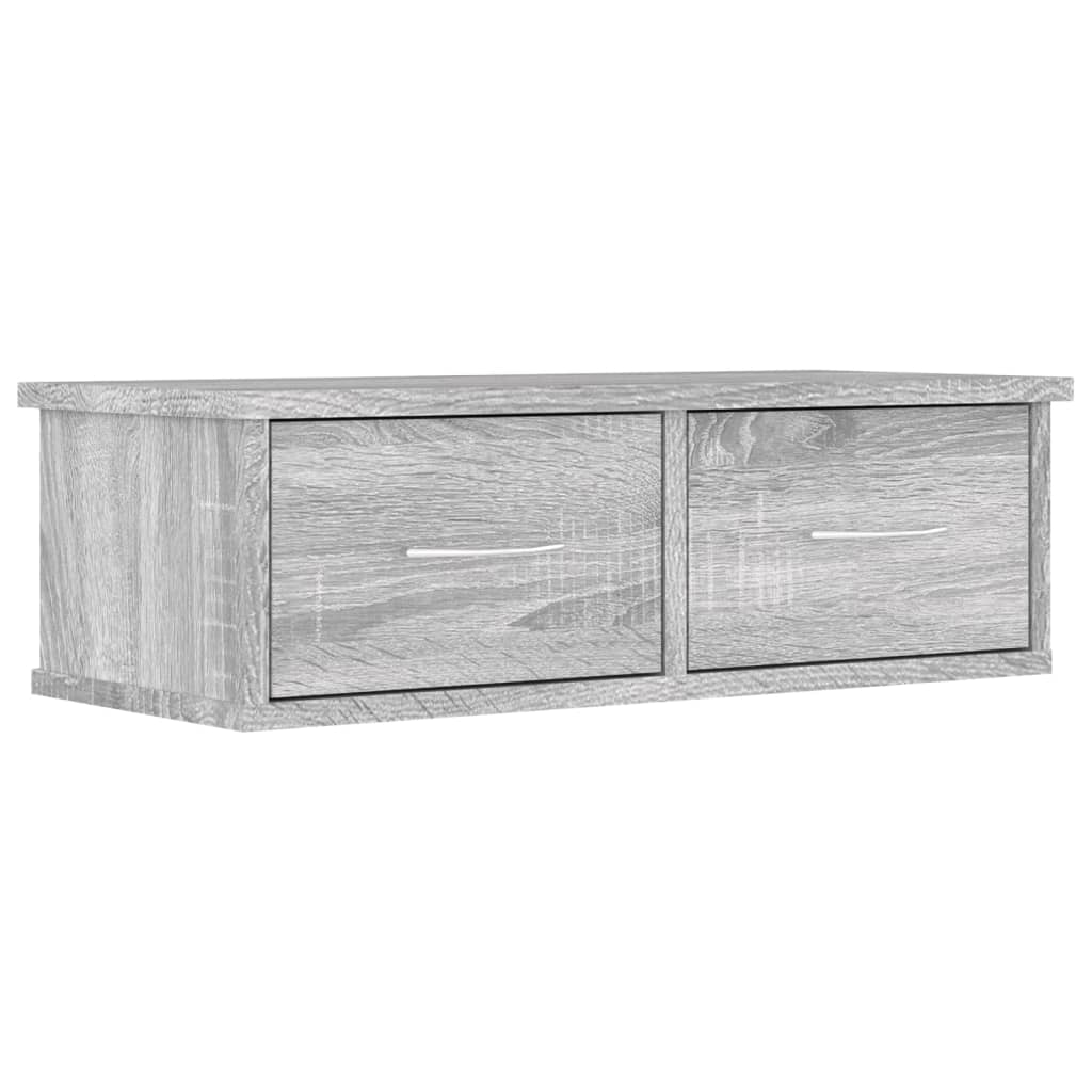 TV-seinäkaappi harmaa Sonoma 60x26x18,5 cm tekninen puu - Sisustajankoti.fi