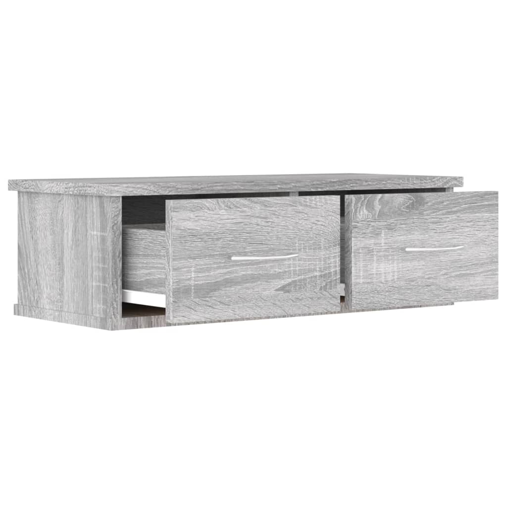 TV-seinäkaappi harmaa Sonoma 60x26x18,5 cm tekninen puu - Sisustajankoti.fi