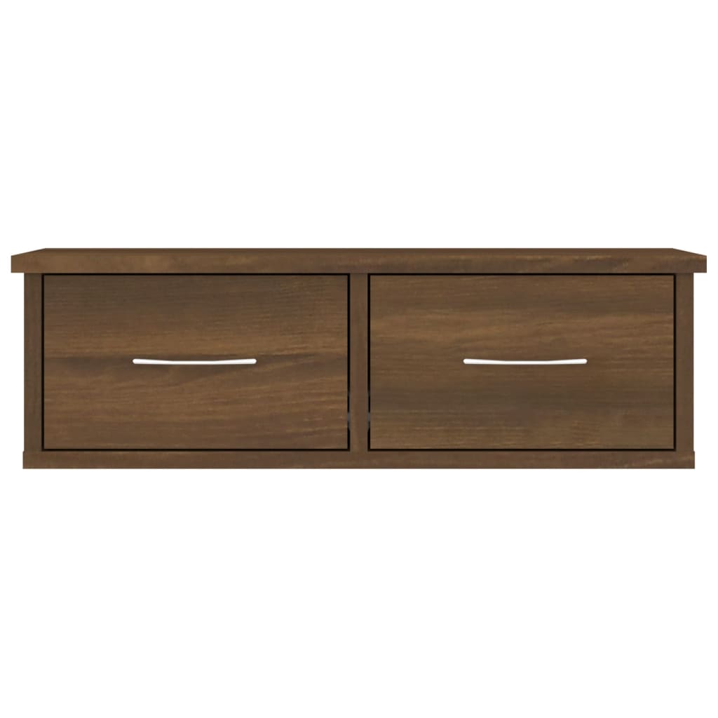 TV-seinäkaappi ruskea tammi 60x26x18,5 cm tekninen puu - Sisustajankoti.fi